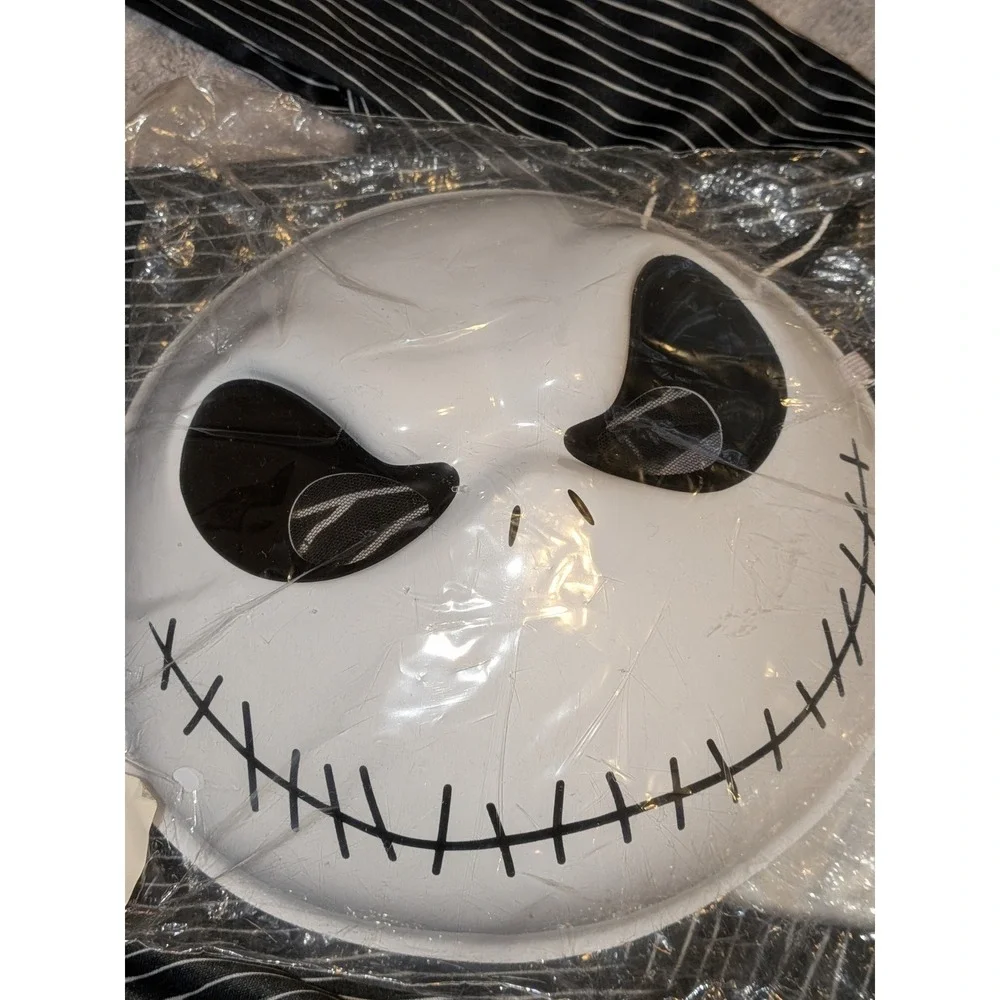Disney Jack Skellington Nightmare Before Christmas Costume‎ Boys Large 10-12 NEW - Picture 6 of 9